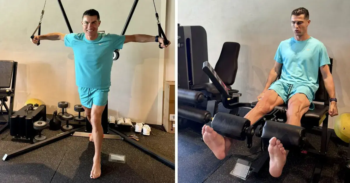 رونالدو يطمئن الجماهير بتحديث جديد من صالة الألعاب الرياضية