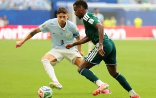 السعودية تخرج بنقطة ثمينة أمام أوروجواي في كأس العالم