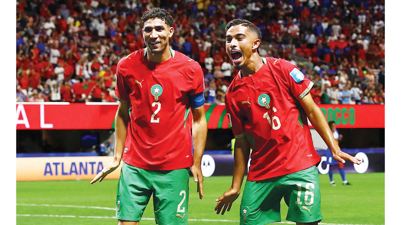 منتخب المغرب يعطل الطواحين الهولندية في كأس العالم