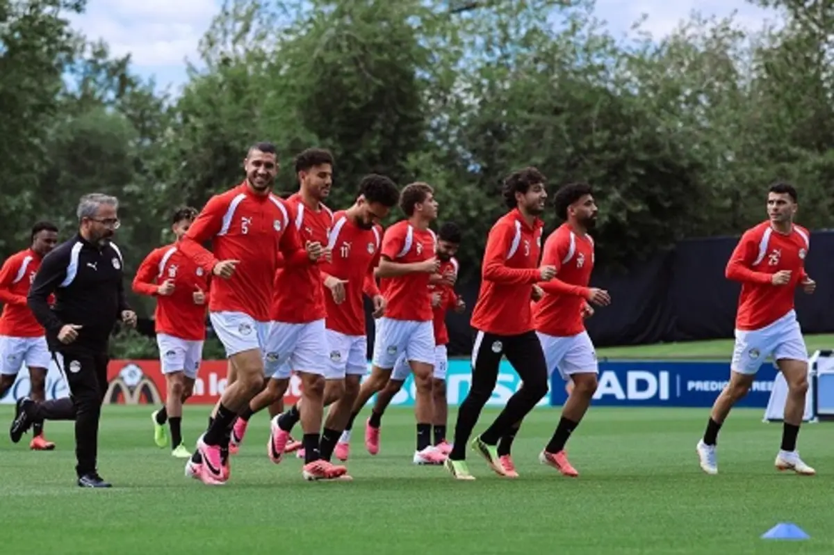 مران منتخب مصر قبل مواجهة أستراليا في كأس العالم